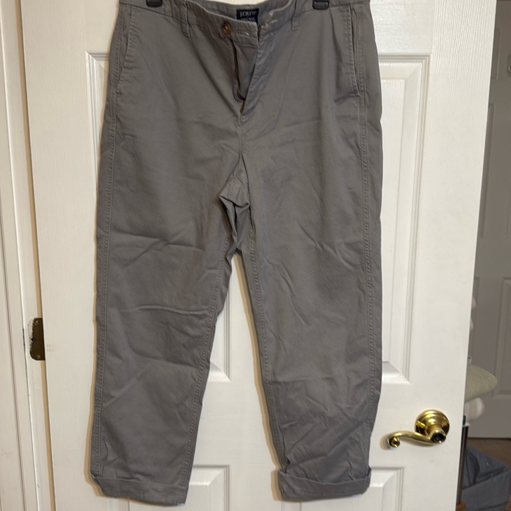 J.Crew high rise girlfriend chinos new